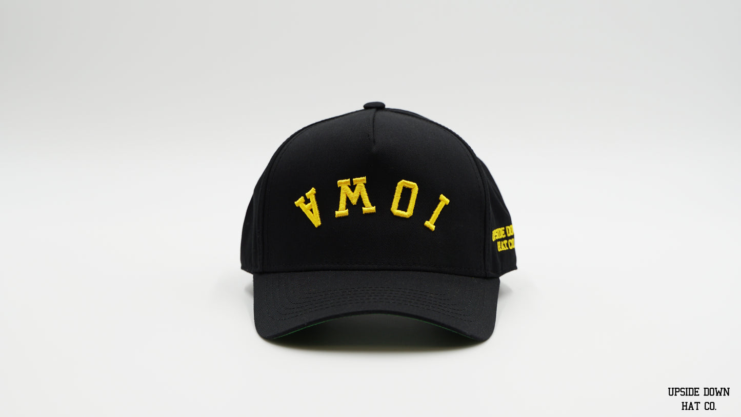 UPSIDE DOWN "IOWA" HAT: Original Snapback
