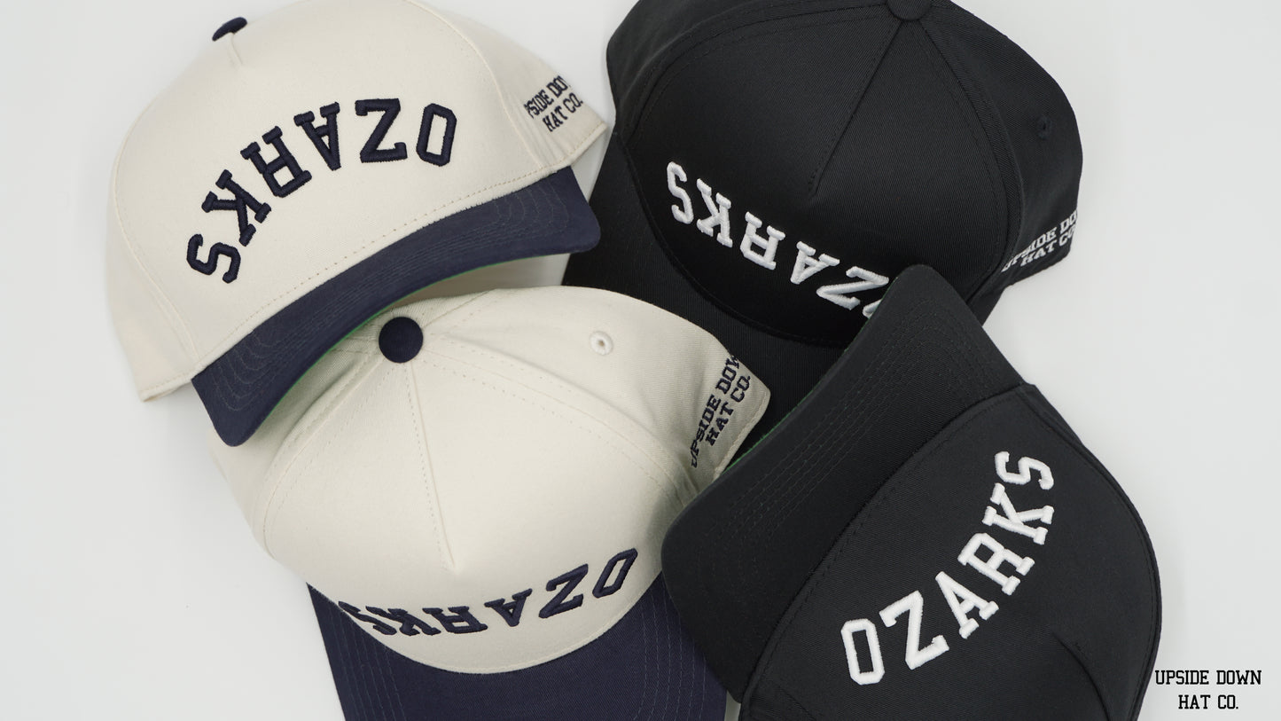 UPSIDE DOWN "OZARKS" HAT: Original Snapback