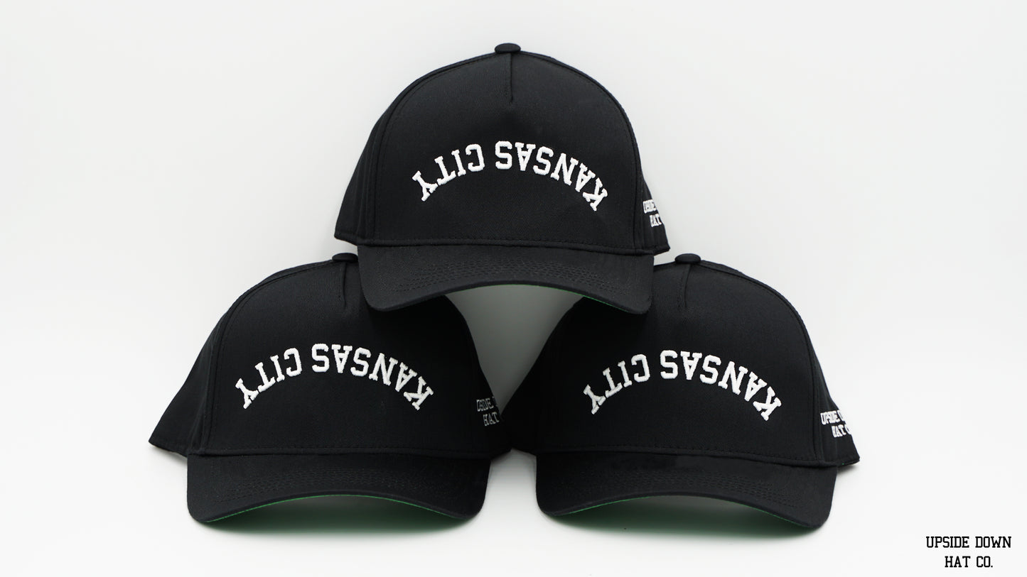 UPSIDE DOWN "KANSAS CITY" HAT: Original Snapback
