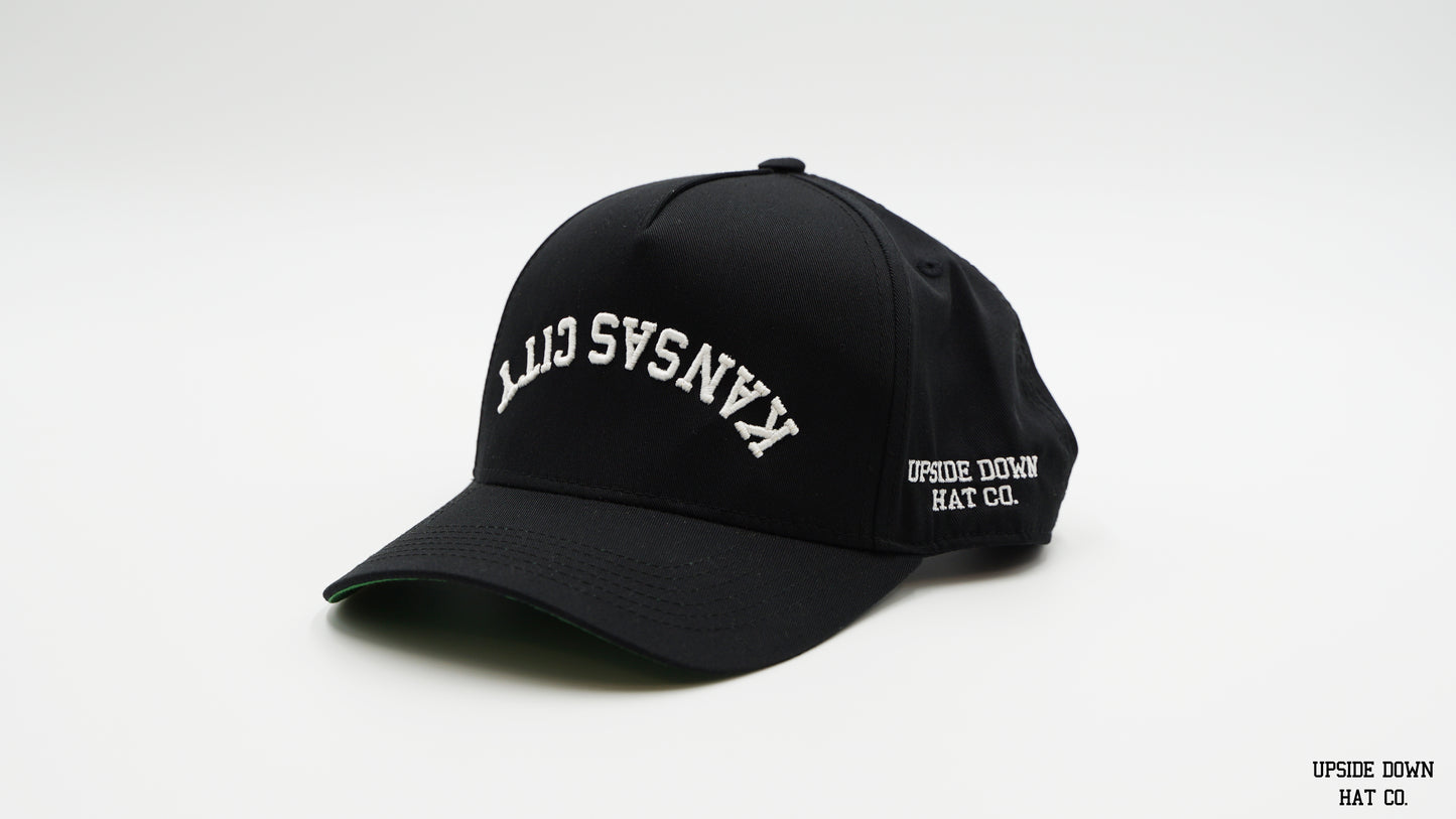 UPSIDE DOWN "KANSAS CITY" HAT: Original Snapback