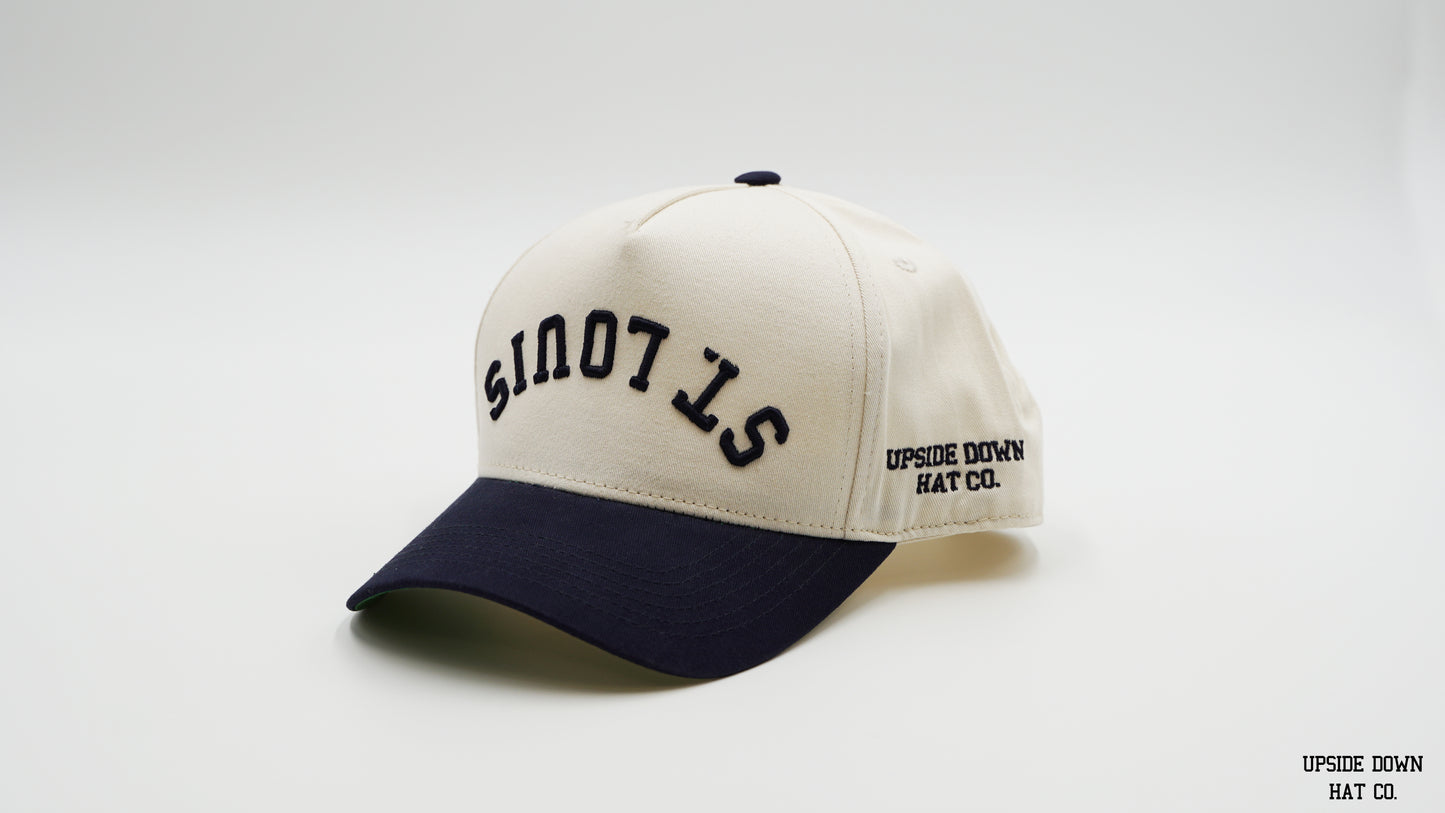 UPSIDE DOWN "ST. LOUIS" HAT: Original Snapback